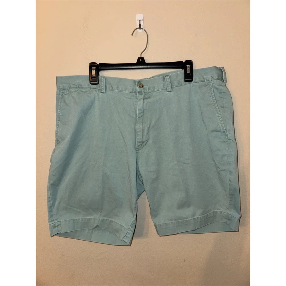 Polo Ralph Lauren Mens 40 Classic‎ Fit 9 Inch Chino Shorts Seafoam Green Cotton